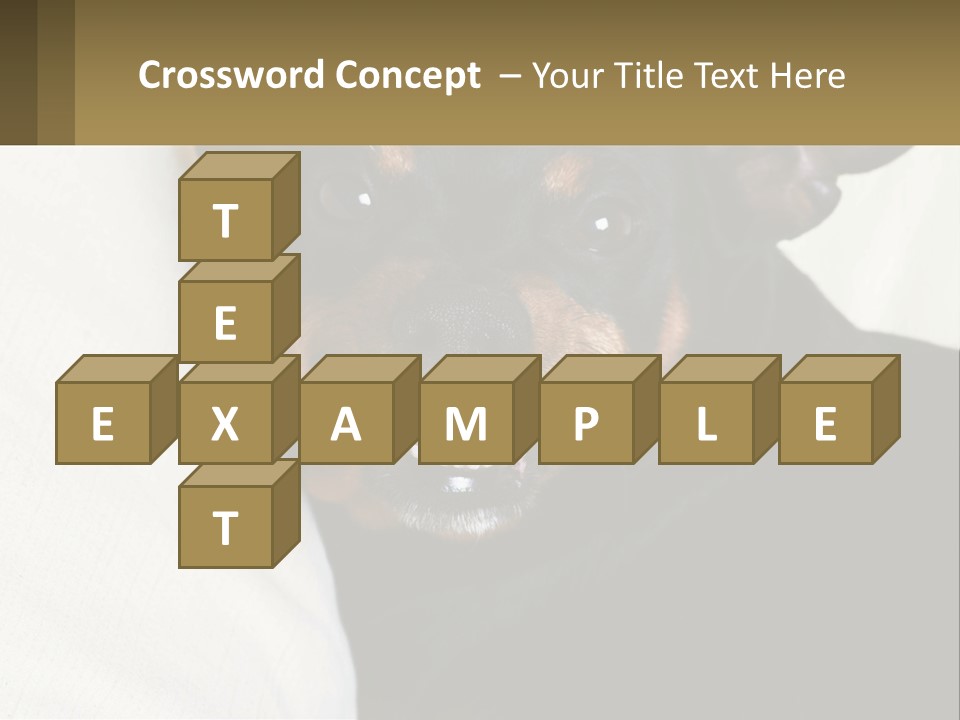 An Evil Dog PowerPoint Template