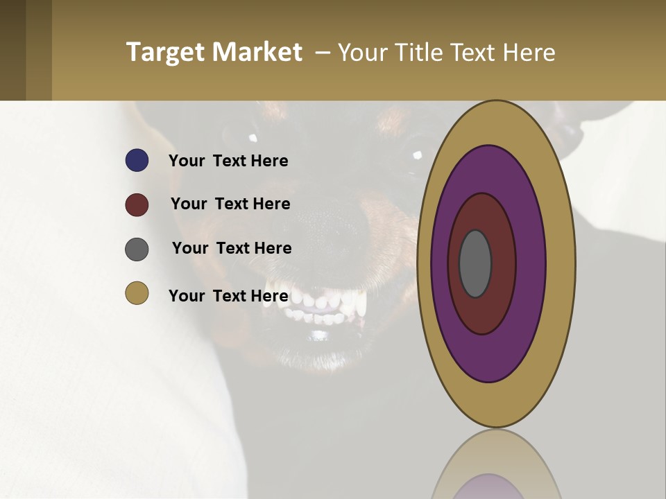 An Evil Dog PowerPoint Template