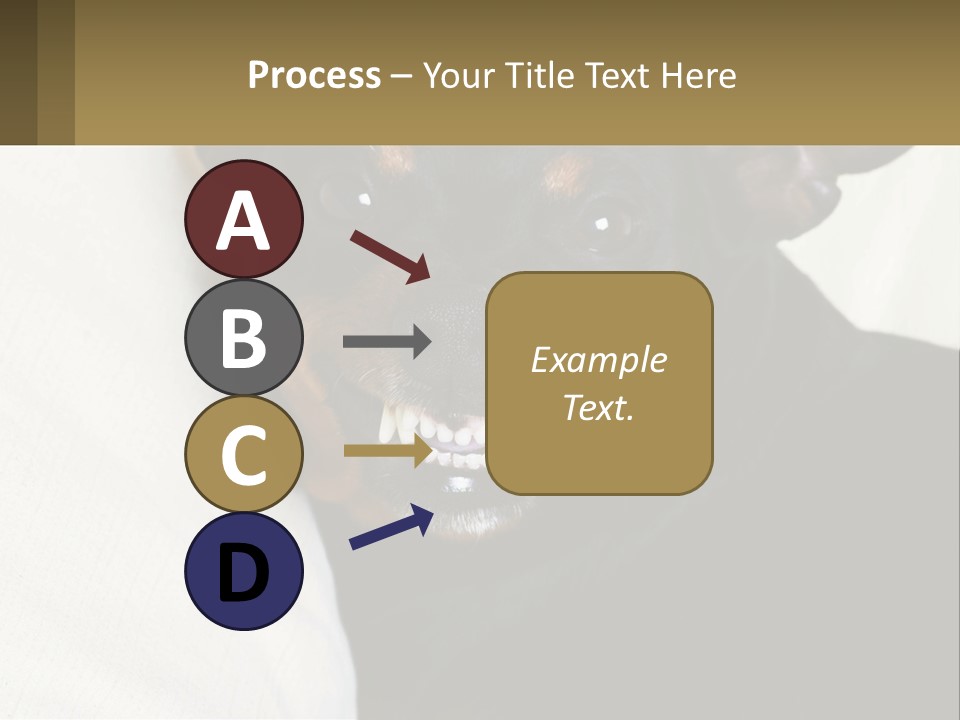 An Evil Dog PowerPoint Template