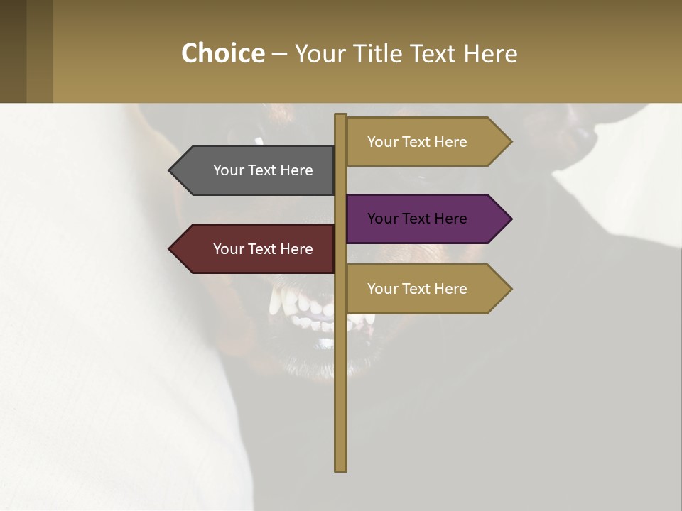 An Evil Dog PowerPoint Template