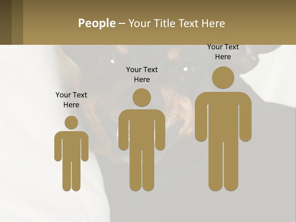 An Evil Dog PowerPoint Template