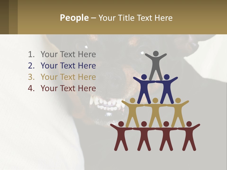 An Evil Dog PowerPoint Template