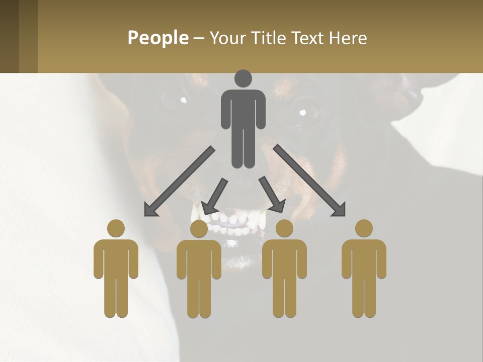 An Evil Dog PowerPoint Template