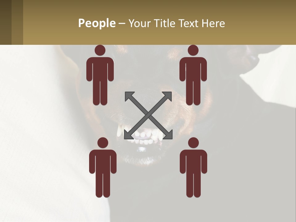 An Evil Dog PowerPoint Template