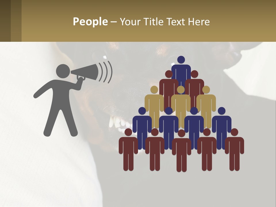 An Evil Dog PowerPoint Template