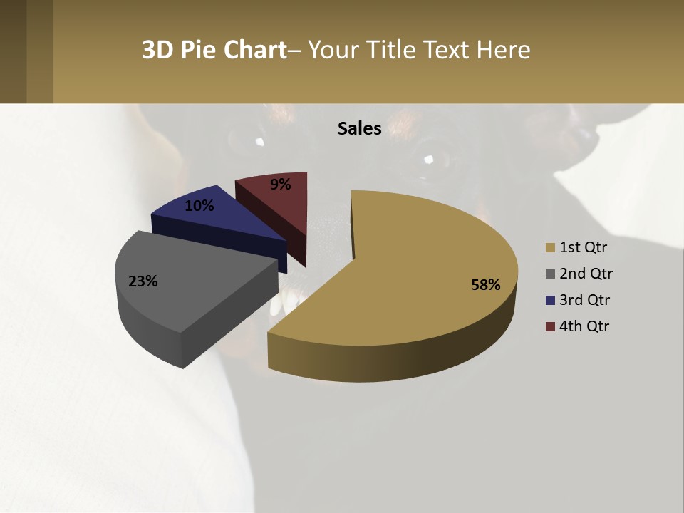 An Evil Dog PowerPoint Template