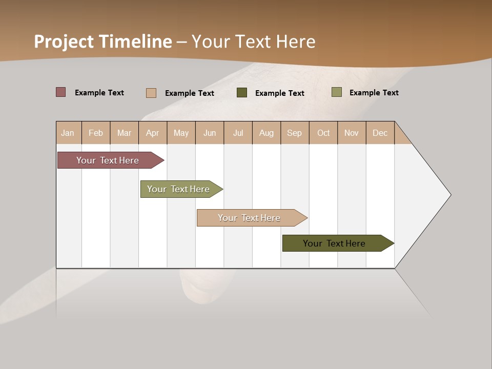 Knife In Hand PowerPoint Template