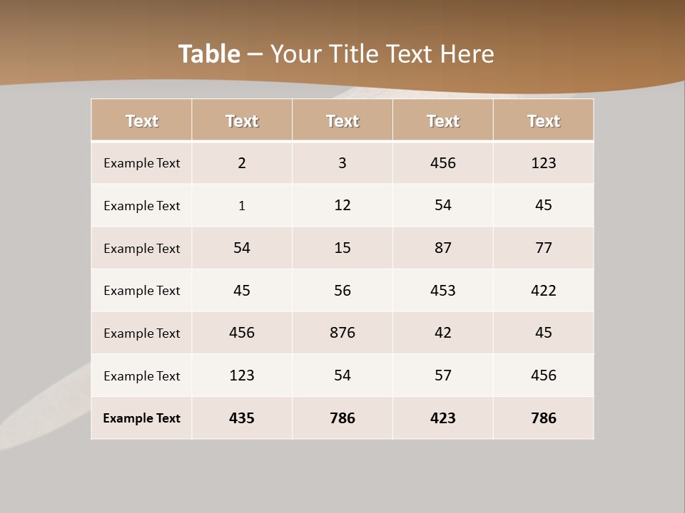 Knife In Hand PowerPoint Template