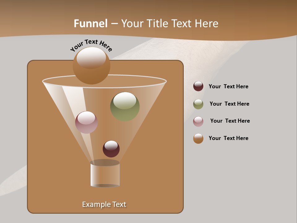 Knife In Hand PowerPoint Template