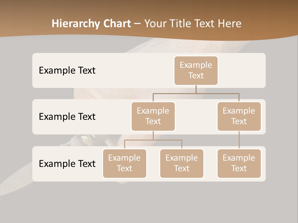 Knife In Hand PowerPoint Template