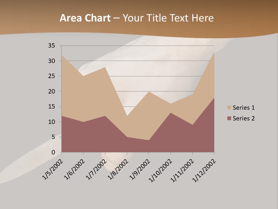 Knife In Hand PowerPoint Template