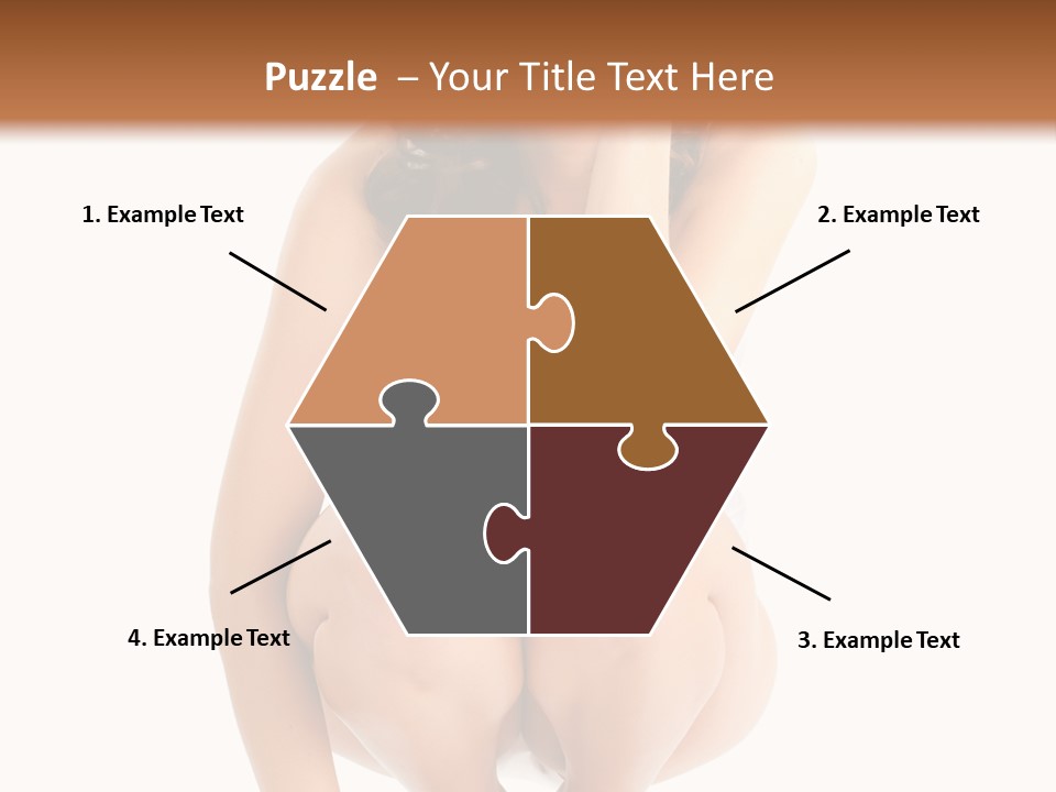 Girl On The Scales PowerPoint Template