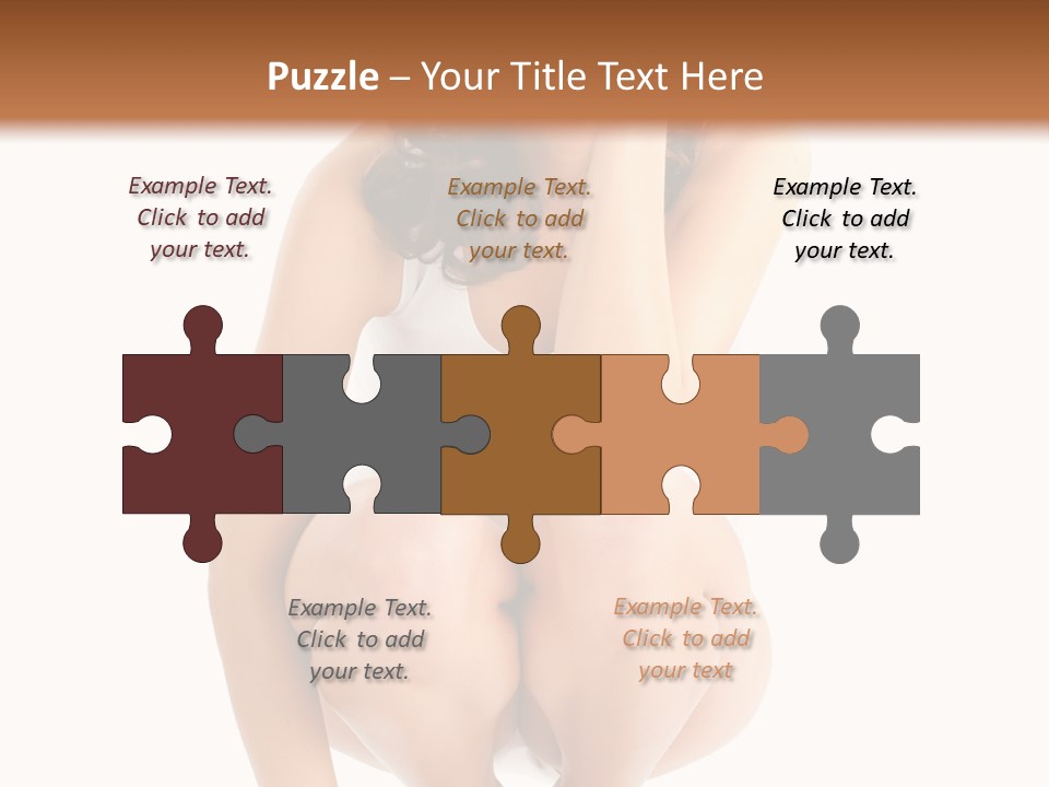 Girl On The Scales PowerPoint Template