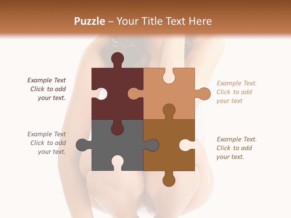 Girl On The Scales PowerPoint Template