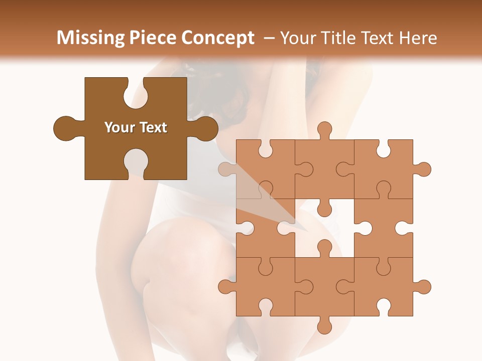 Girl On The Scales PowerPoint Template