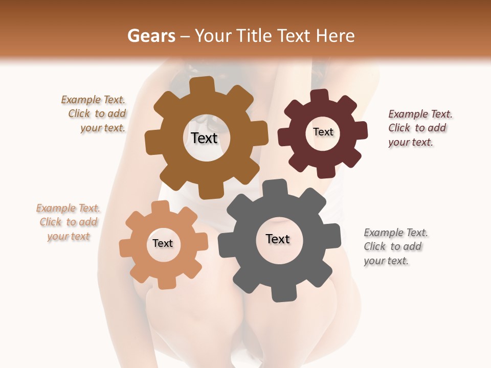 Girl On The Scales PowerPoint Template