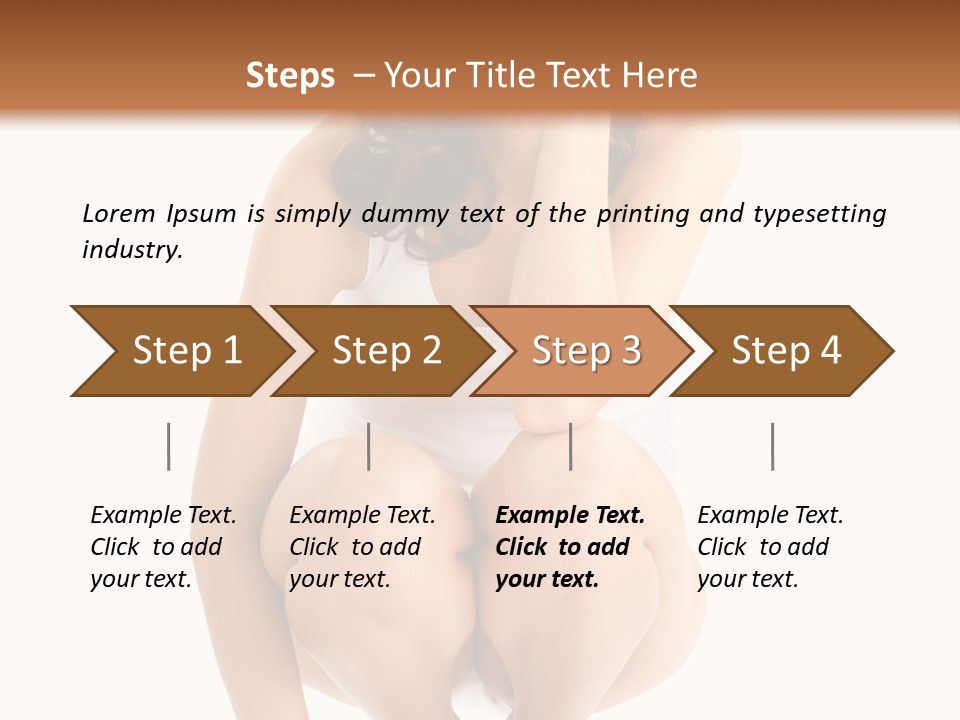 Girl On The Scales PowerPoint Template