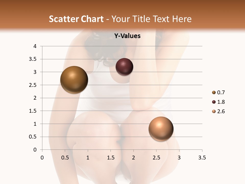 Girl On The Scales PowerPoint Template