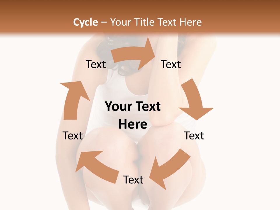 Girl On The Scales PowerPoint Template