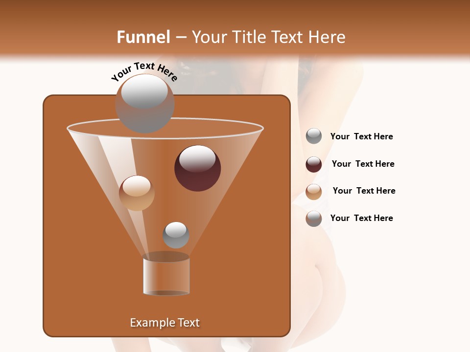 Girl On The Scales PowerPoint Template