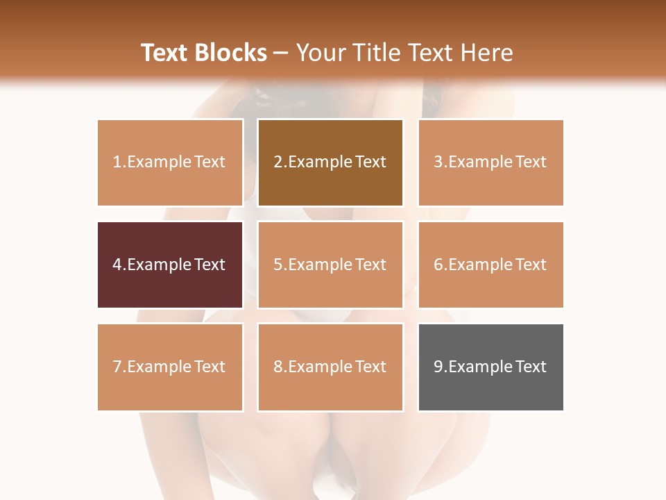 Girl On The Scales PowerPoint Template