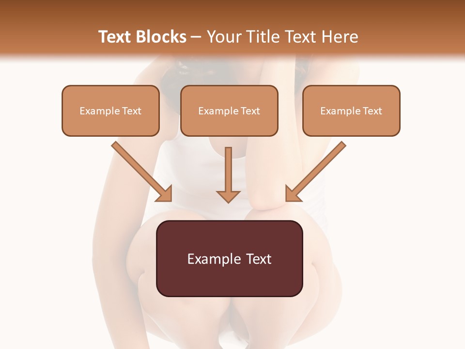 Girl On The Scales PowerPoint Template