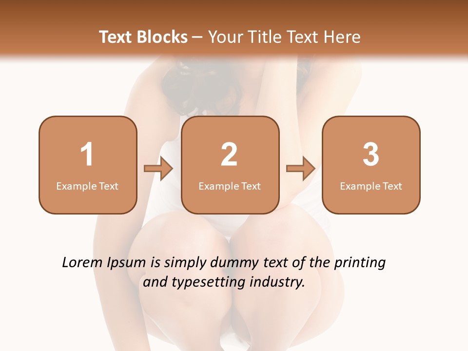 Girl On The Scales PowerPoint Template