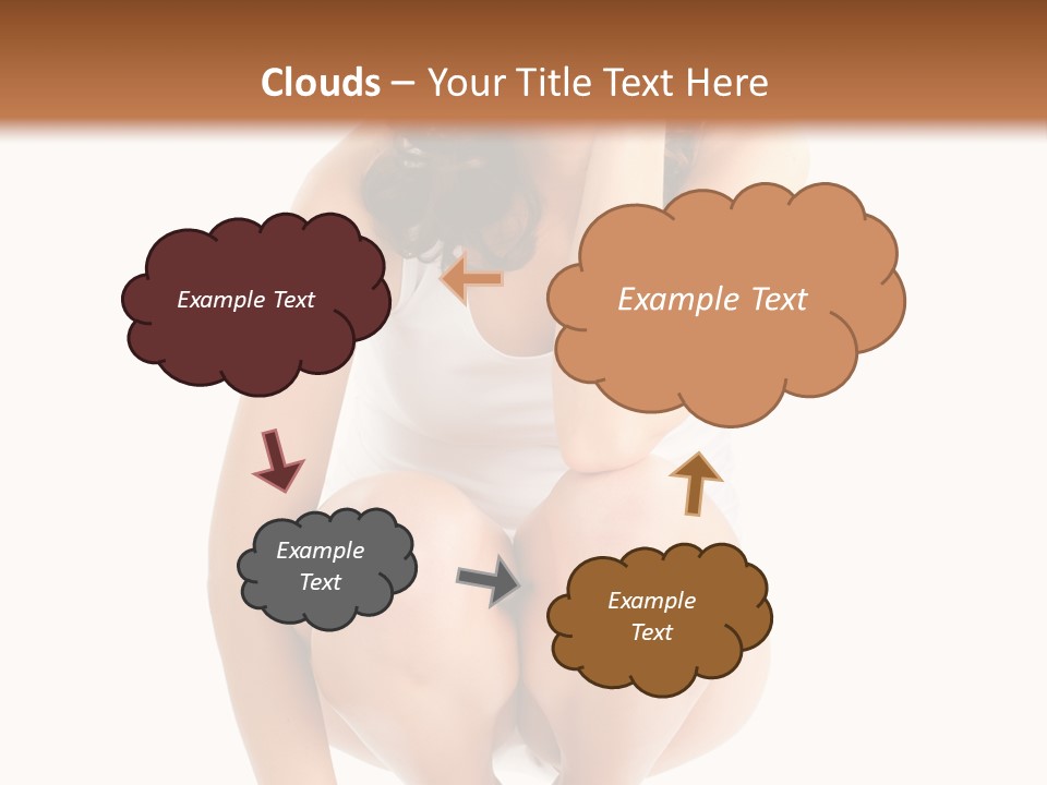 Girl On The Scales PowerPoint Template