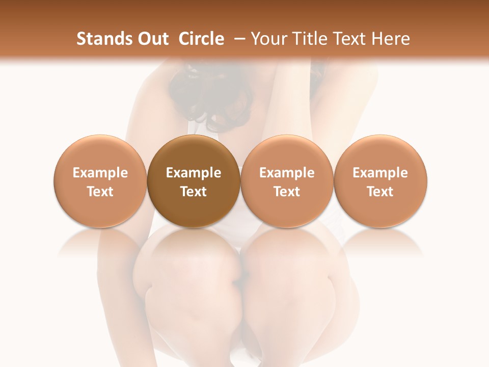 Girl On The Scales PowerPoint Template