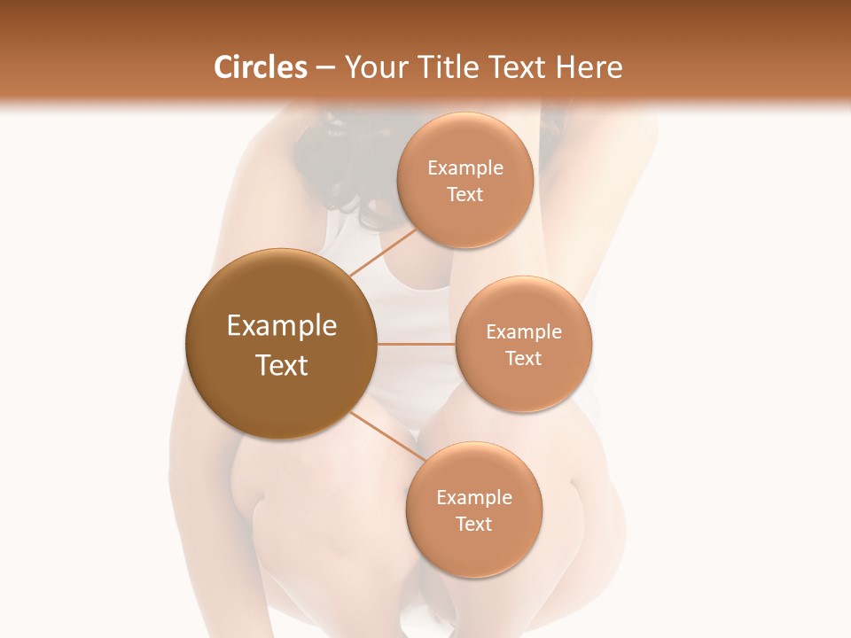 Girl On The Scales PowerPoint Template