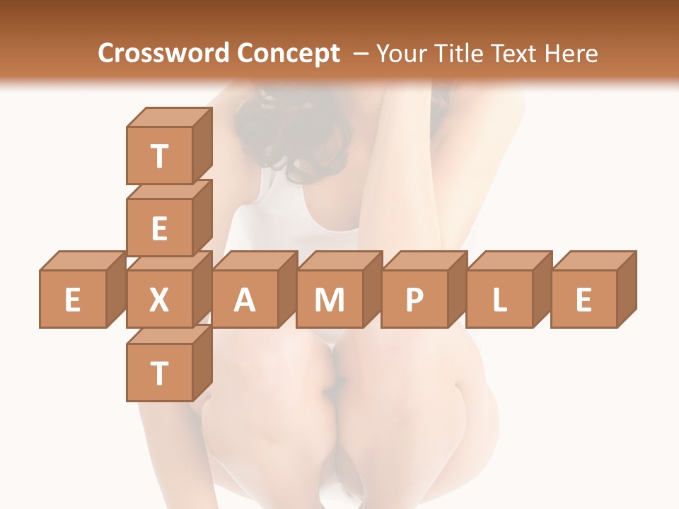 Girl On The Scales PowerPoint Template