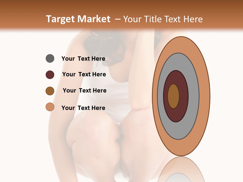 Girl On The Scales PowerPoint Template