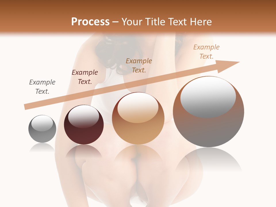 Girl On The Scales PowerPoint Template