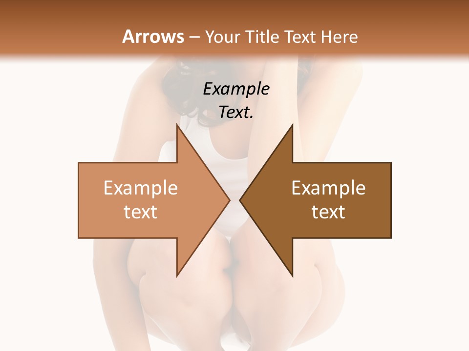 Girl On The Scales PowerPoint Template