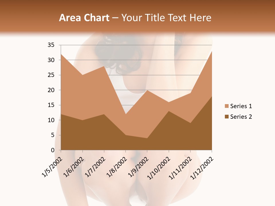 Girl On The Scales PowerPoint Template