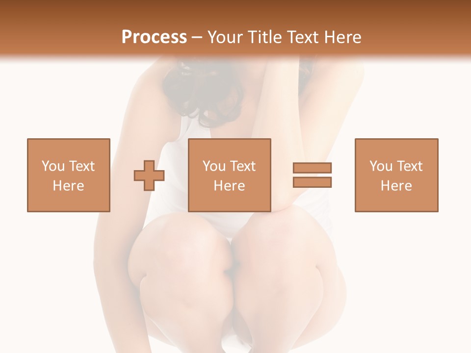 Girl On The Scales PowerPoint Template