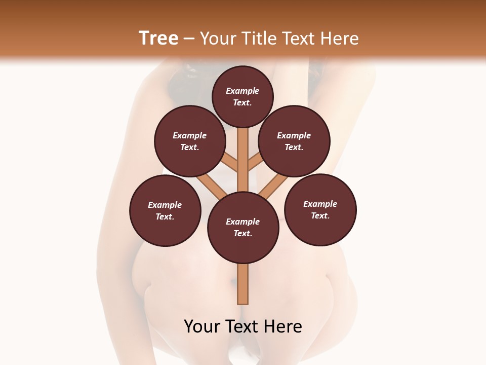 Girl On The Scales PowerPoint Template