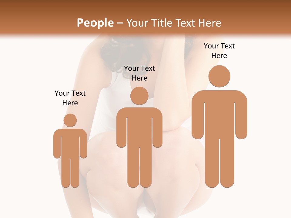 Girl On The Scales PowerPoint Template