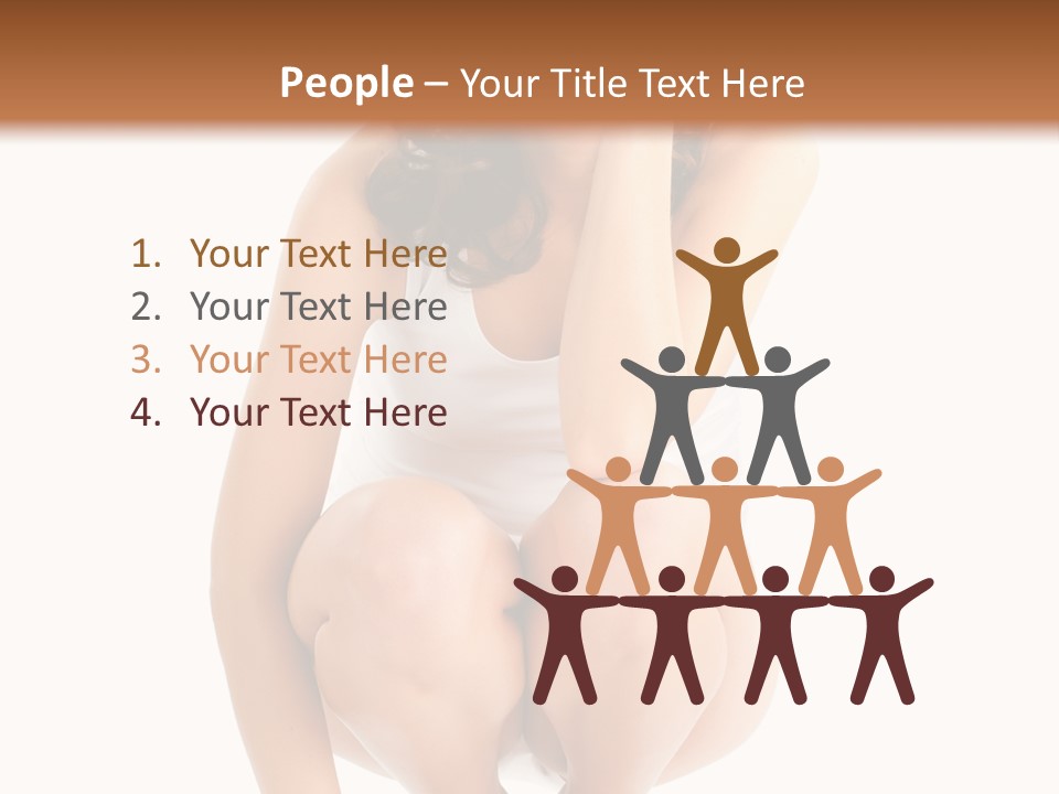 Girl On The Scales PowerPoint Template
