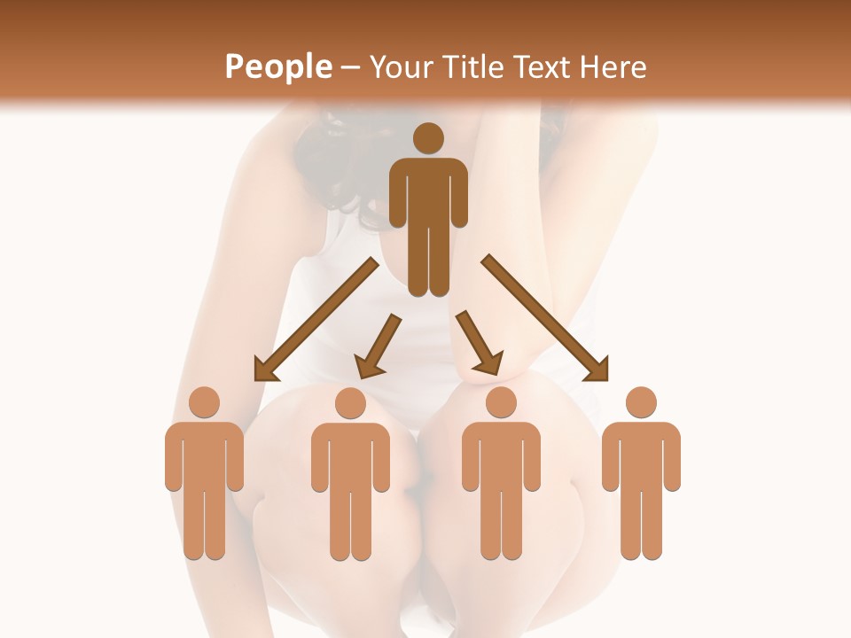 Girl On The Scales PowerPoint Template