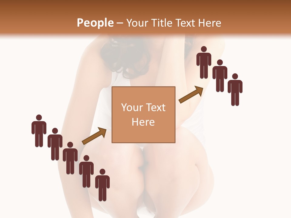 Girl On The Scales PowerPoint Template