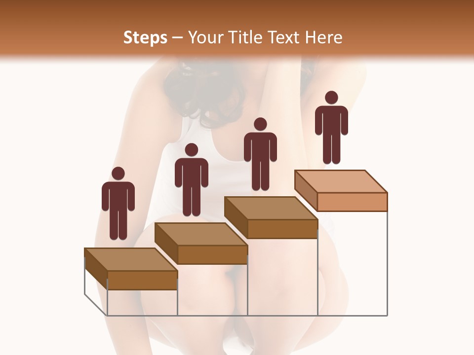 Girl On The Scales PowerPoint Template