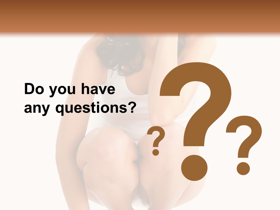 Girl On The Scales PowerPoint Template