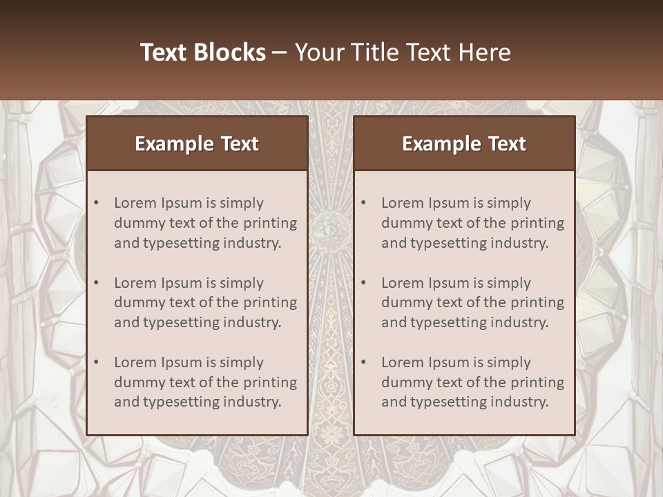 A Picture Of A Circular Object With A Name On It PowerPoint Template