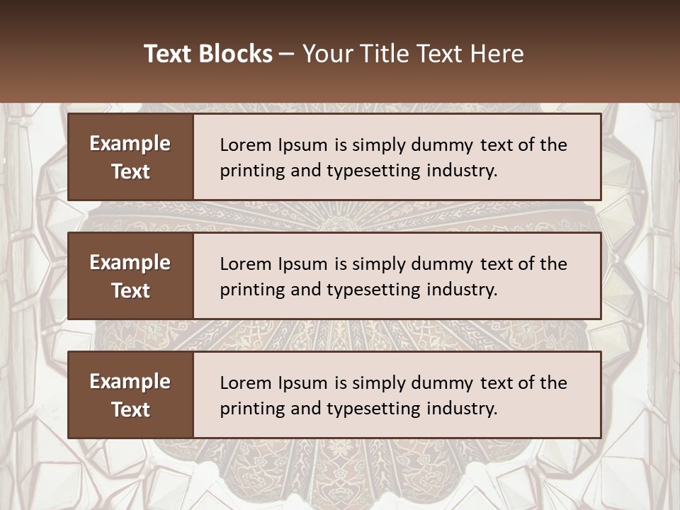 A Picture Of A Circular Object With A Name On It PowerPoint Template