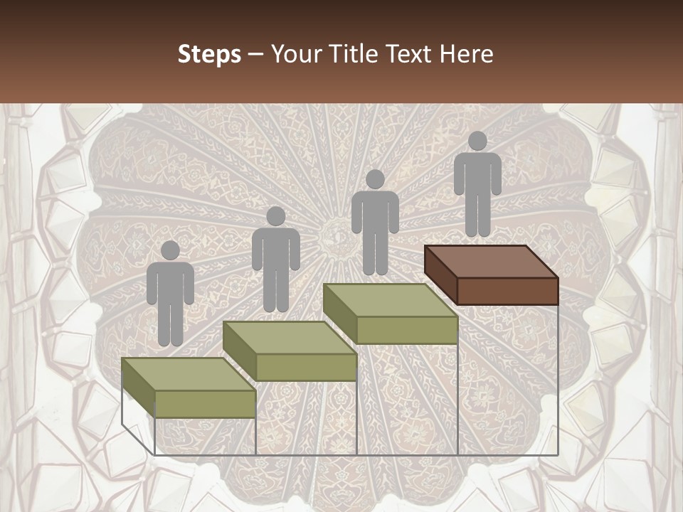 A Picture Of A Circular Object With A Name On It PowerPoint Template
