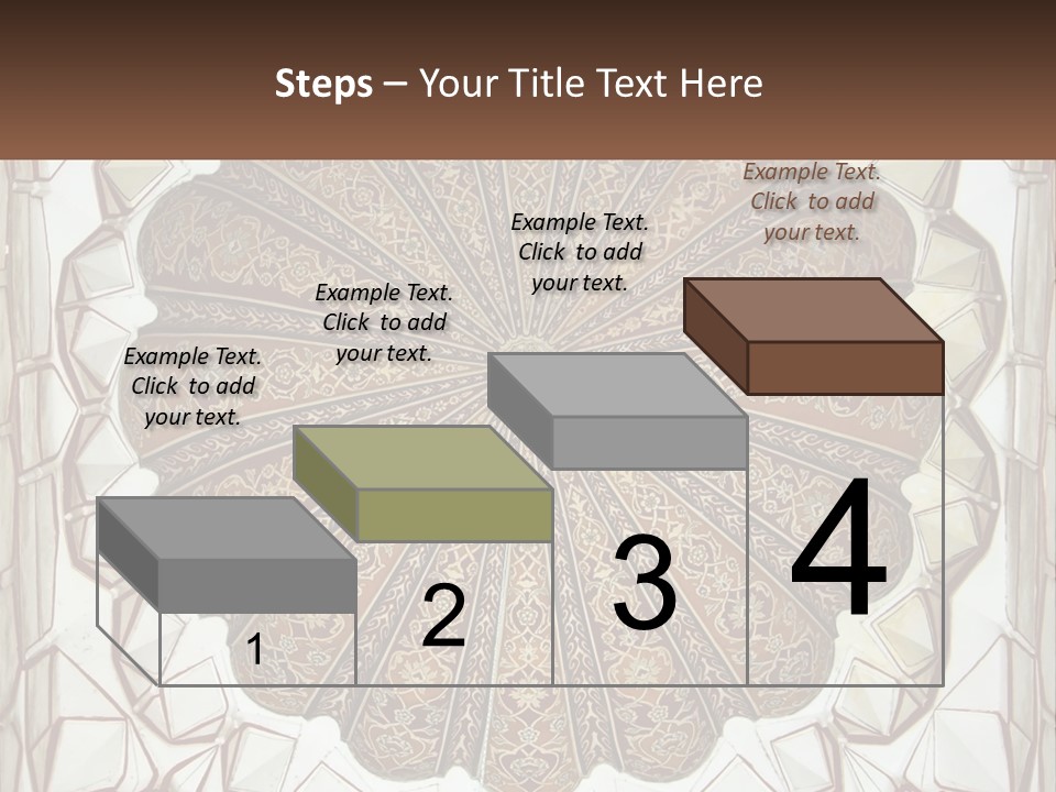 A Picture Of A Circular Object With A Name On It PowerPoint Template