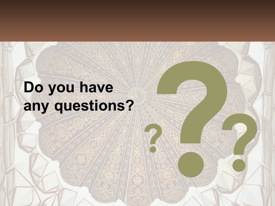 A Picture Of A Circular Object With A Name On It PowerPoint Template