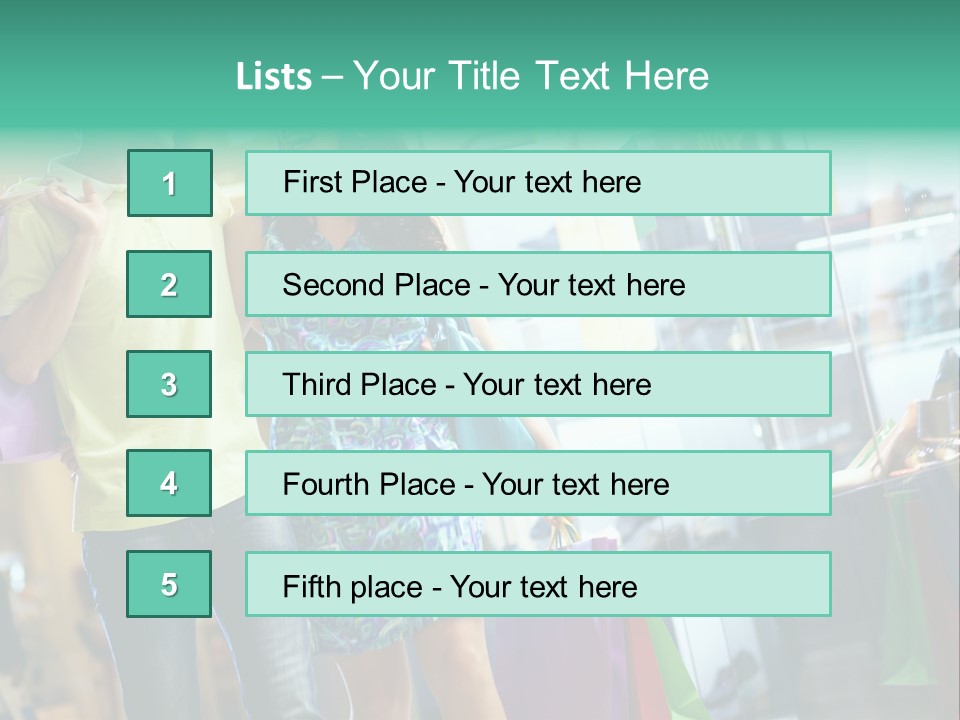Shopping PowerPoint Template