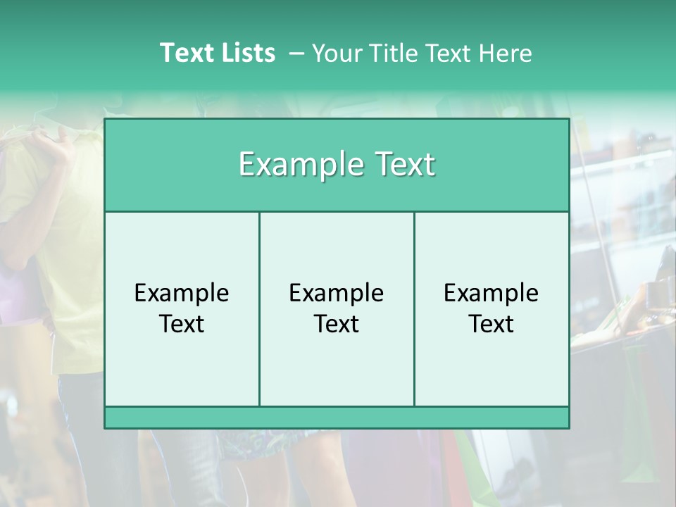 Shopping PowerPoint Template